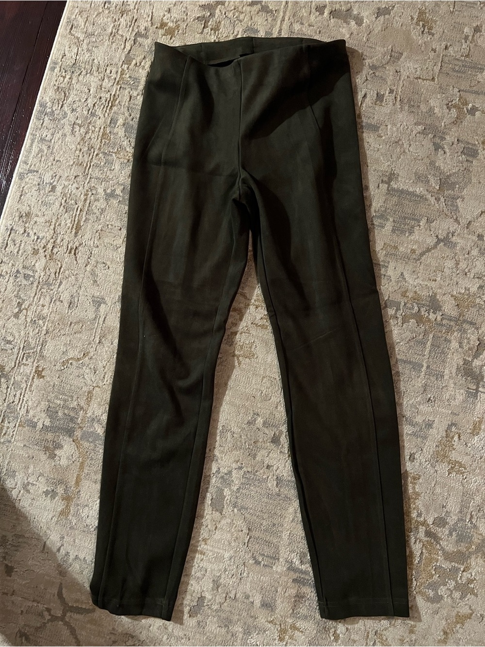 Tahari Olive Green Ponte Leggings